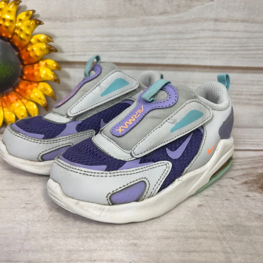 Nike Air Max Excee Toddler Sneakers Purple Grey CW1629-500 Size 9C